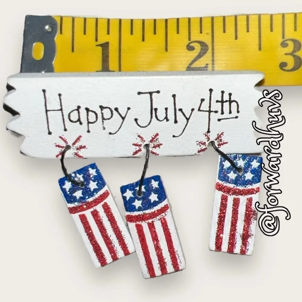 Bundle 3 for $15 American Flag Brooch and Star-Shaped Brooches